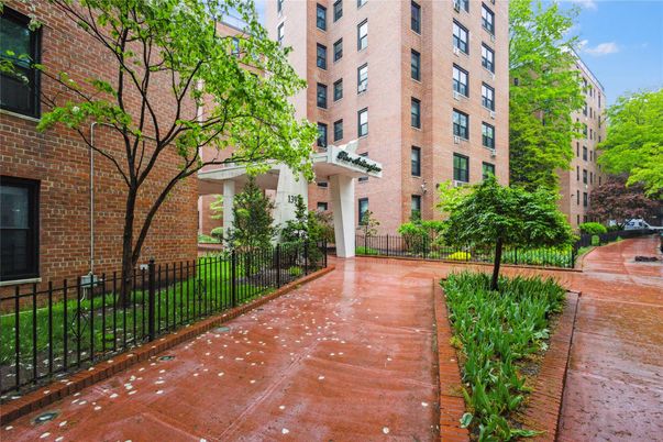 Exterior, Facade, Brick Facade, Condo Building