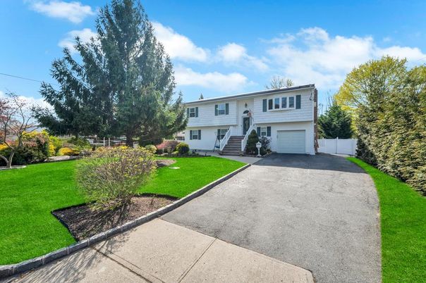 Attached, Backyard, Exterior, Facade, Raised Ranch