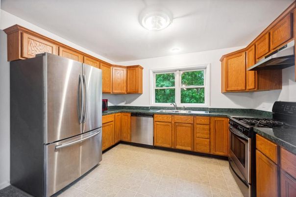 Interior, Kitchen, Recessed Lighting, Stainless Steel Appliances