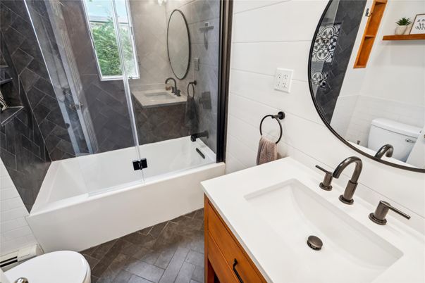 Bathroom, Glass Shower, Interior