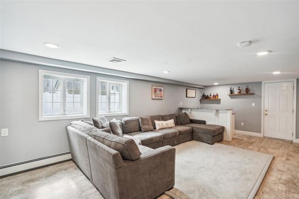 Interior, Living room, Recessed Lighting