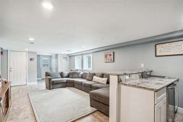 Interior, Living room, Recessed Lighting