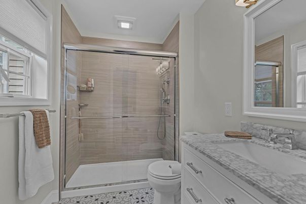 Bathroom, Glass Shower, Interior