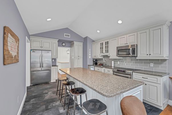 Interior, Kitchen, Recessed Lighting, Stainless Steel Appliances