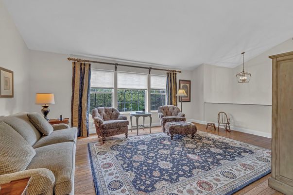 Interior, Living room, Pendant Lights, Wood Texture Flooring