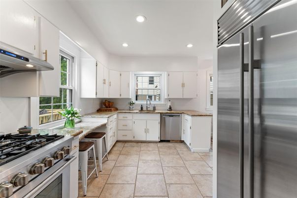 Interior, Kitchen, Recessed Lighting, Stainless Steel Appliances