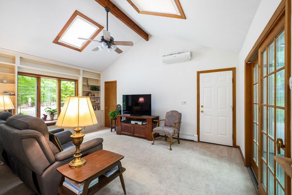 Interior, Living room, Wooden Beams