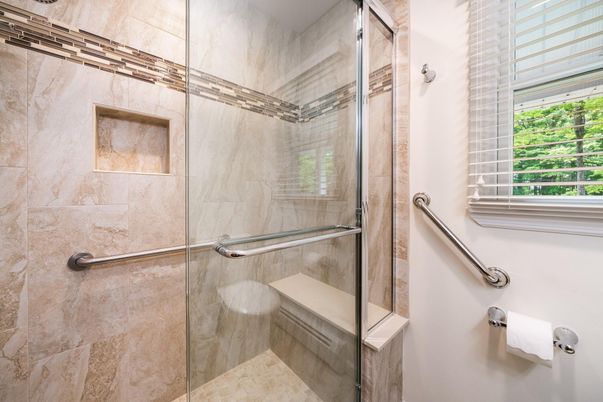Bathroom, Glass Shower, Interior