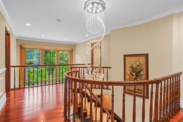 Chandelier, Interior, Recessed Lighting, Wood Texture Flooring