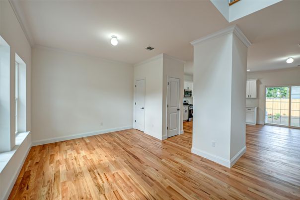 Empty room, Interior, Wood Texture Flooring
