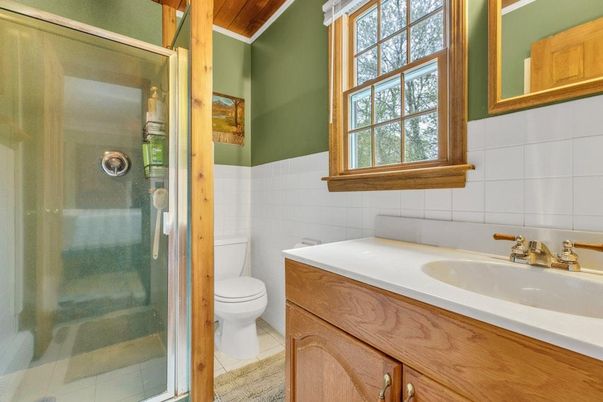 Bathroom, Glass Shower, Interior