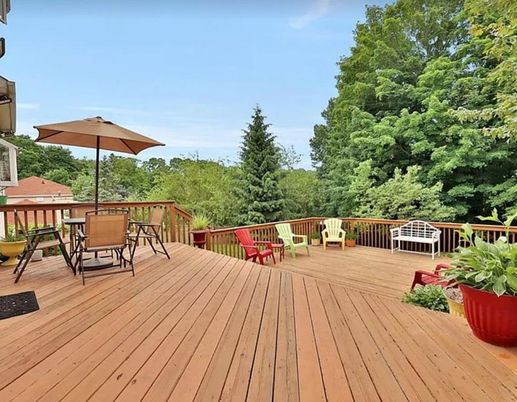 Exterior, Wood Texture Flooring