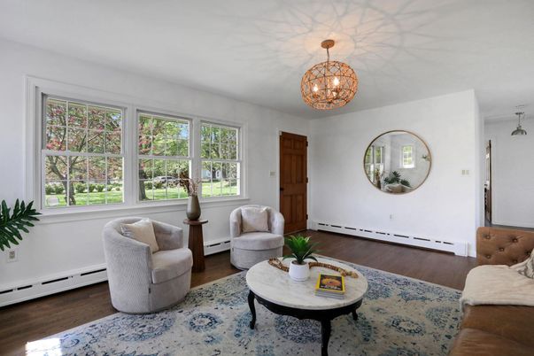 Chandelier, Interior, Wood Texture Flooring