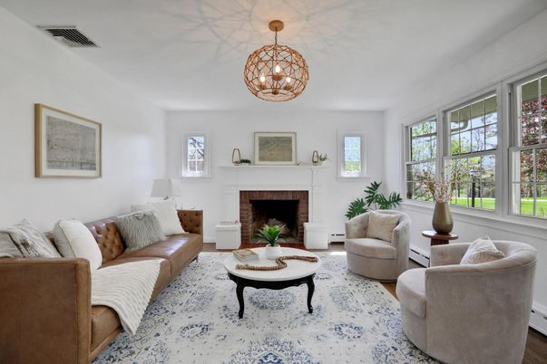 Chandelier, Fireplace, Interior, Living room, Wood Texture Flooring