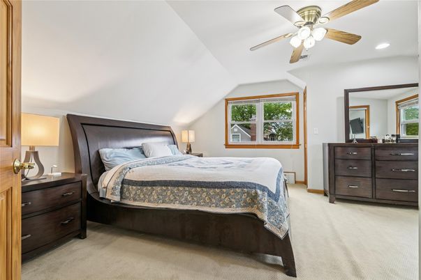 Bedroom, Interior, Recessed Lighting