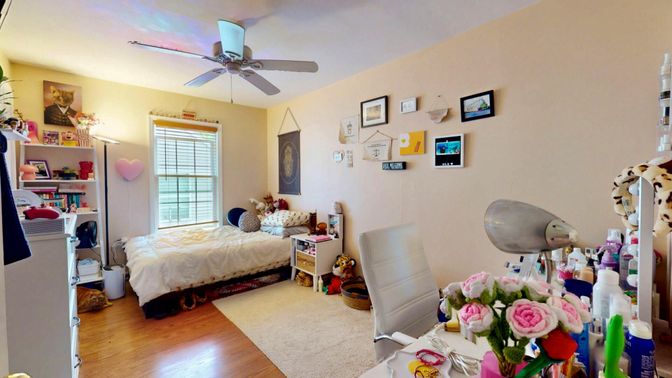 Bedroom, Interior, Wood Texture Flooring