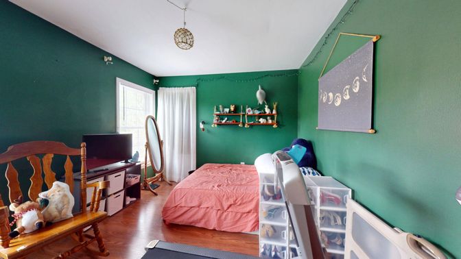 Bedroom, Interior, Wood Texture Flooring
