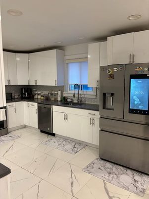 Interior, Kitchen, Marble, Recessed Lighting