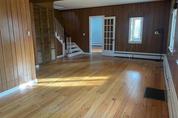 Empty room, Interior, Wood Texture Flooring, Wooden Walls