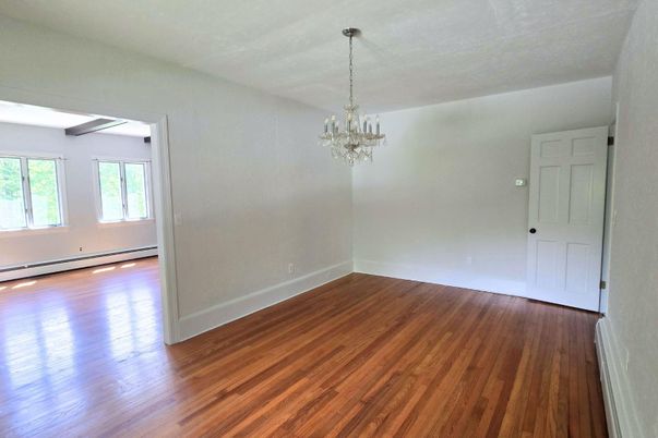 Chandelier, Empty room, Interior, Wood Texture Flooring