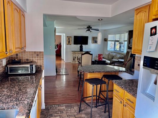 Interior, Kitchen, Living room, Wood Texture Flooring