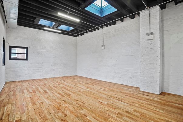Empty room, Interior, Stone Walls, Wood Texture Flooring