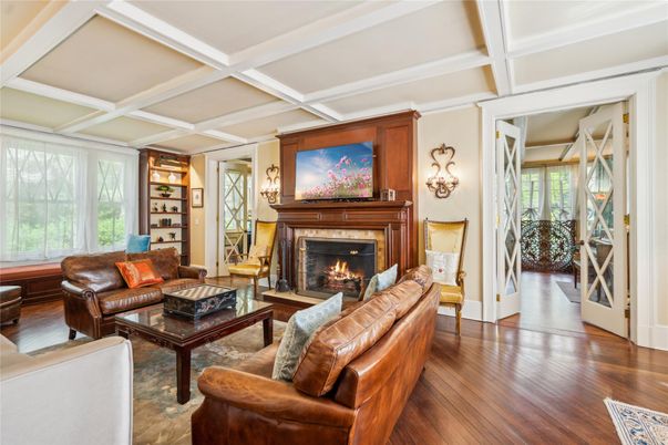 Fireplace, Interior, Living room, Wood Texture Flooring