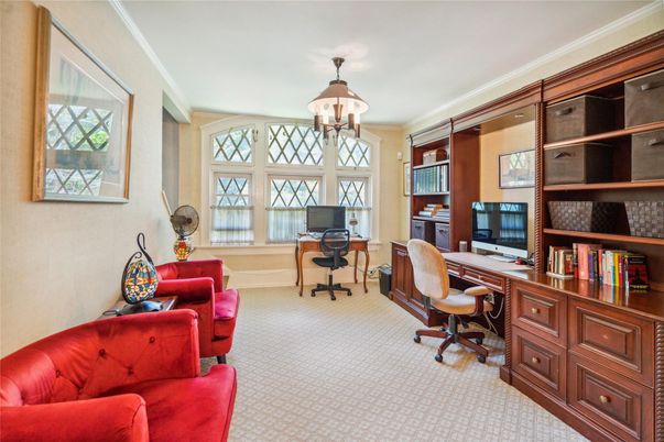Chandelier, Home Office, Interior