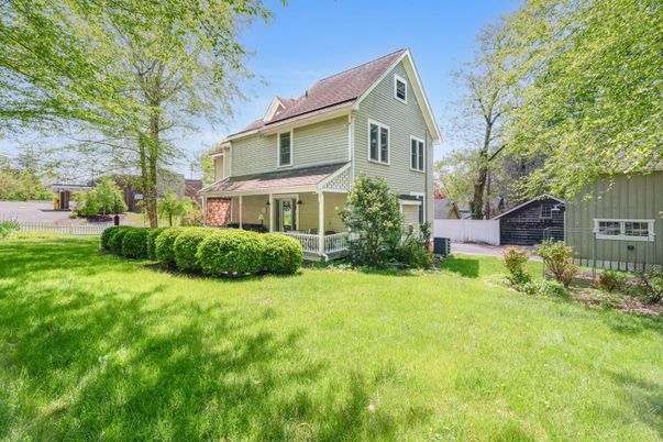 Attached, Backyard, Exterior, Facade, Solar Panels, Queen Anne Victorian