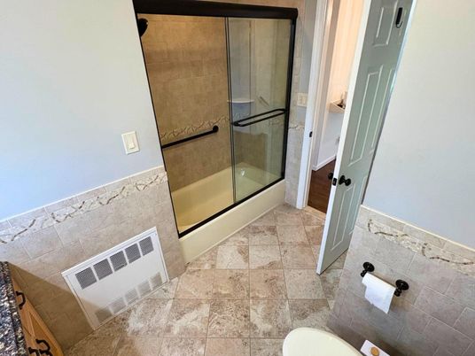 Bathroom, Glass Shower, Interior