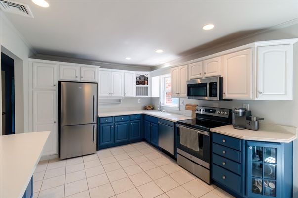 Interior, Kitchen, Recessed Lighting, Stainless Steel Appliances