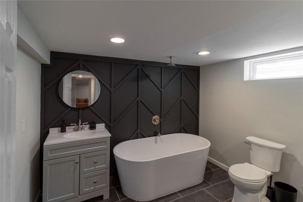Bathroom, Free Standing Baths, Interior, Recessed Lighting