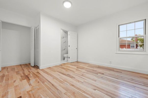 Bathroom, Empty room, Interior, Wood Texture Flooring