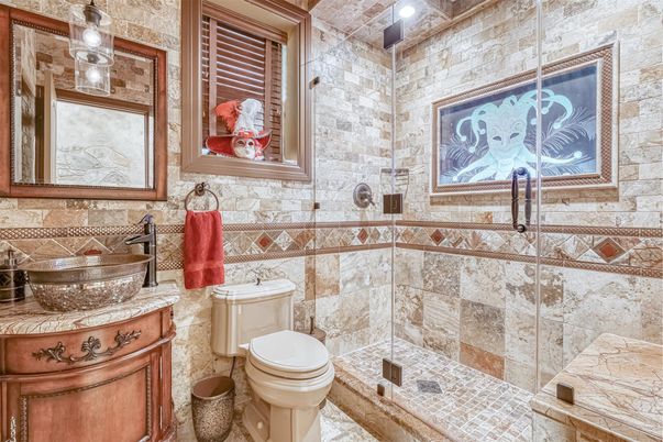 Bathroom, Interior, Stone Walls
