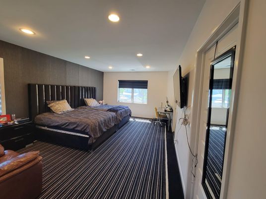 Bedroom, Interior, Recessed Lighting