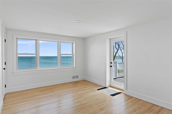 Empty room, Interior, Water, Wood Texture Flooring