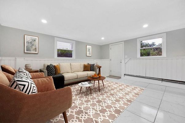 Interior, Living room, Marble, Recessed Lighting