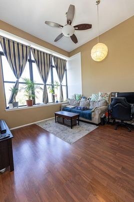 Interior, Living room, Pendant Lights, Wood Texture Flooring