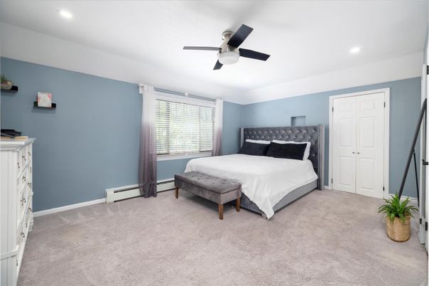 Bedroom, Interior, Recessed Lighting