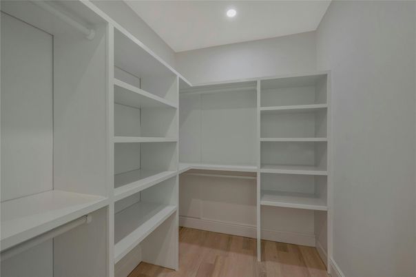 Interior, Recessed Lighting, Walk-in Closets, Wood Texture Flooring