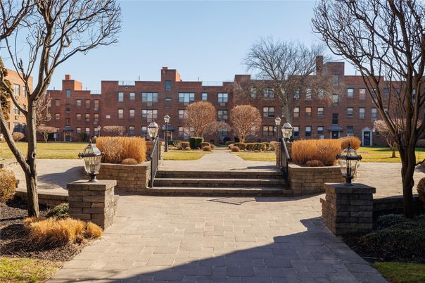 Exterior, Facade, Brick Facade, Condo Building