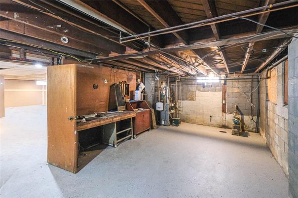 Interior, Stone Walls, Wooden Beams