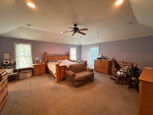 Bedroom, Interior, Recessed Lighting