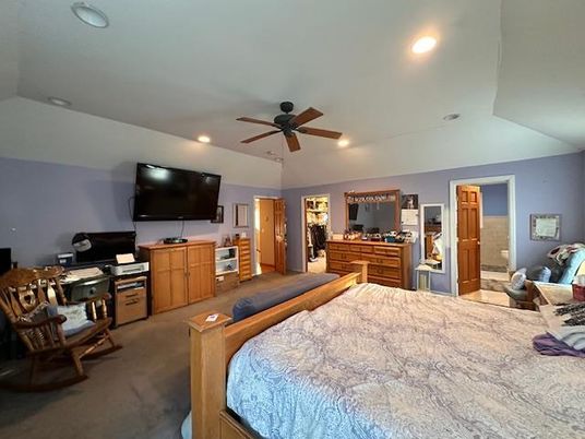 Bedroom, Home Office, Interior, Recessed Lighting