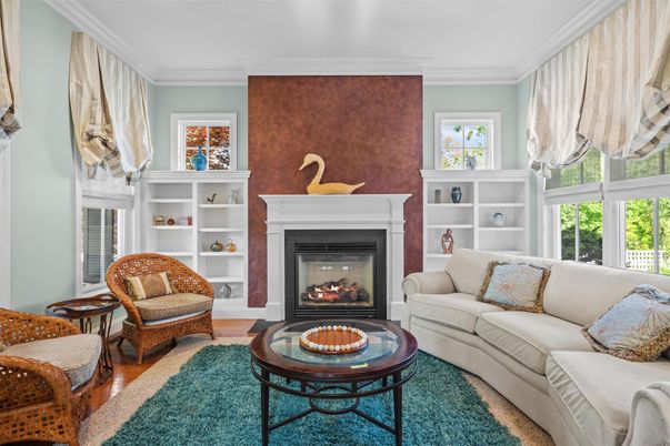 Fireplace, Interior, Living room, Wood Texture Flooring