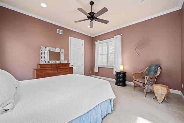 Bedroom, Interior, Recessed Lighting