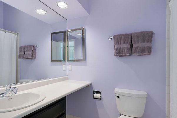 Bathroom, Interior, Recessed Lighting