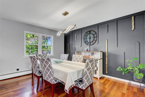 Dining room, Interior, Wood Texture Flooring