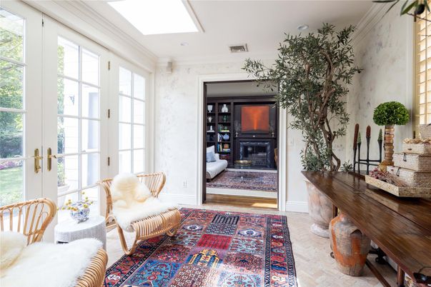 Fireplace, Interior, Living room, Recessed Lighting