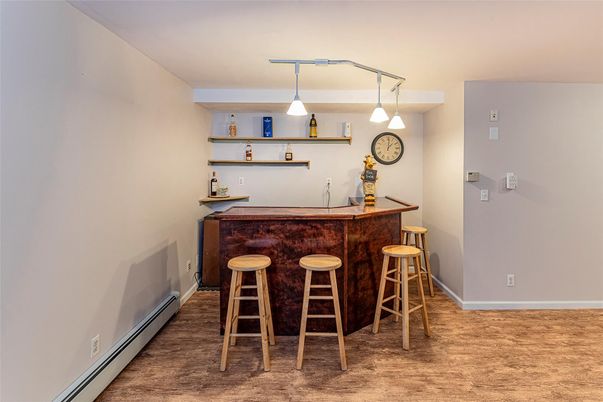Interior, Pendant Lights, Wood Texture Flooring